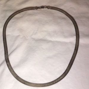 18” Milor sterling silver flat lecklace